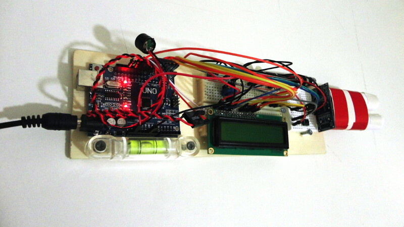 Ultrasonic distance meter with LCD display on Arduino UNO – Techrm