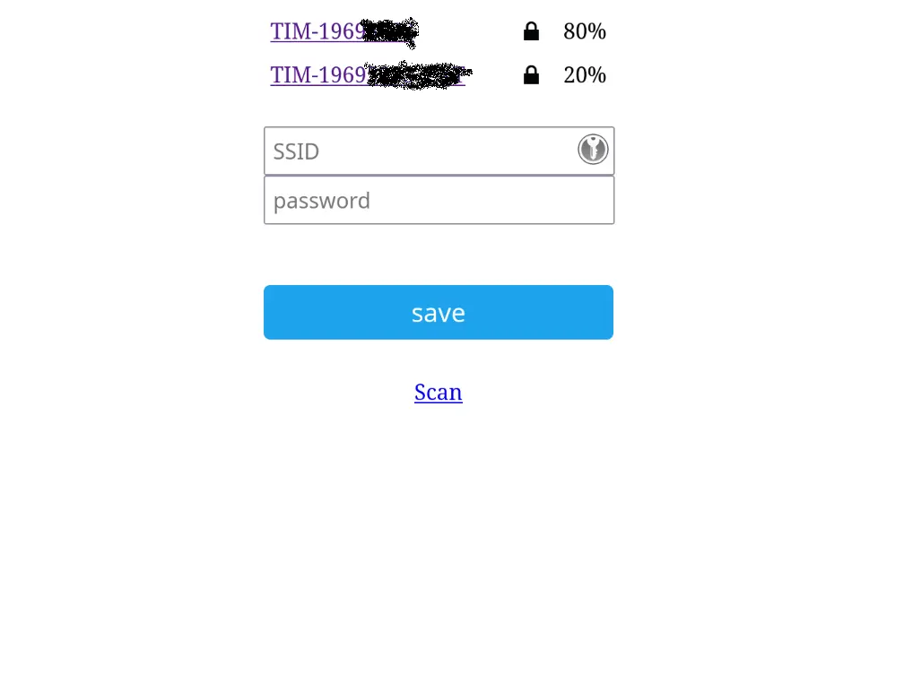 List of available networks List of available networks