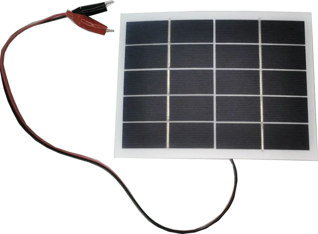 The 5V and 3W photovoltaic panel