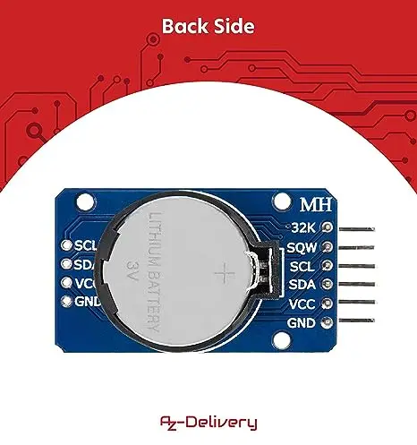 The pinout of the RTC module The pinout of the RTC module