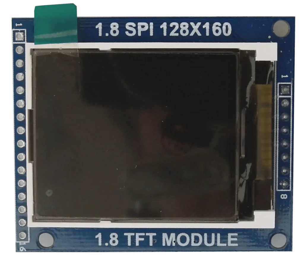 The 1.8" TFT display