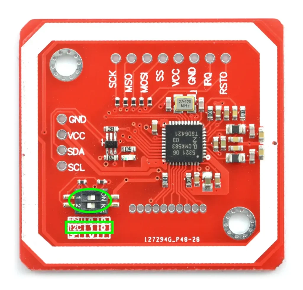 Setting for using the I2C bus